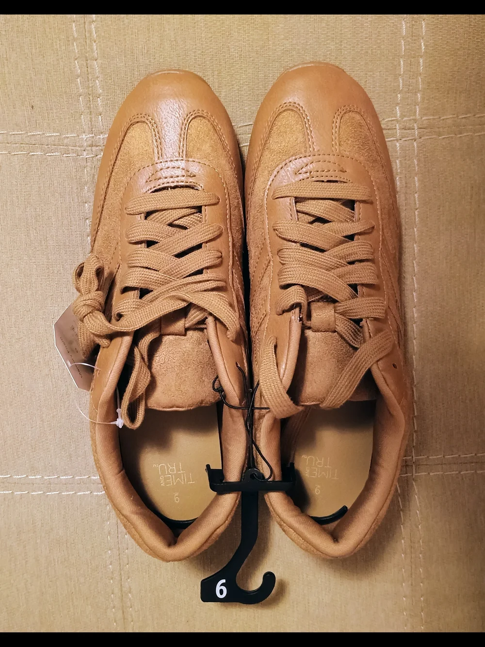 NWT Time and Tru Women's Tan Casual Sneakers - Sizes 8 & 9